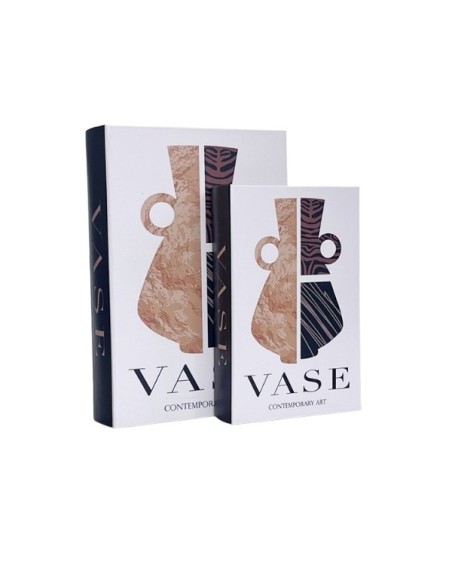 Libro Caja VASE Set x 2 cod. 623124
