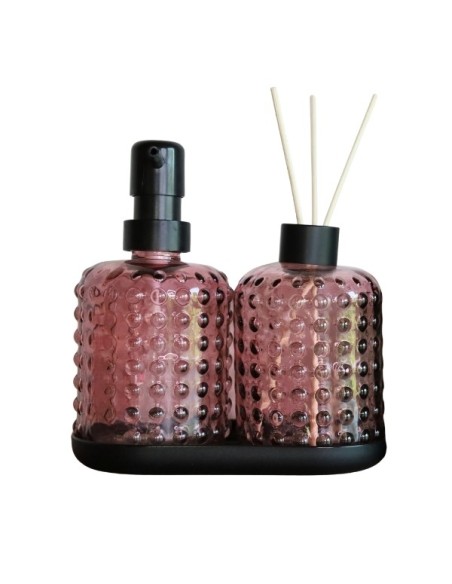 Dispenser para baño de 300 ml en color Rosa. Cod.052542