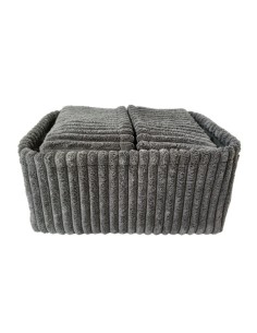Canastos Textiles Set x 4 Gris. Cod.002042