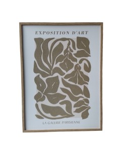 Cuadro Botánico Foam Green Cod.000008