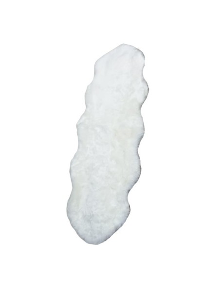 Alfombra Peluche Larga Blanco 60cm x 180cm Cod.92238