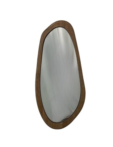 Espejo Marco madera natural lustrada 47x100cm Cod.250120