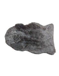 Alfombra Peluche Curva Marrón Oscuro 60cm x 90cm Cod.92237