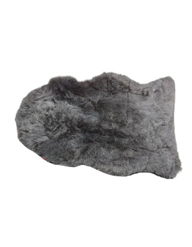 Alfombra Peluche Curva Marrón Oscuro 60cm x 90cm Cod.92237