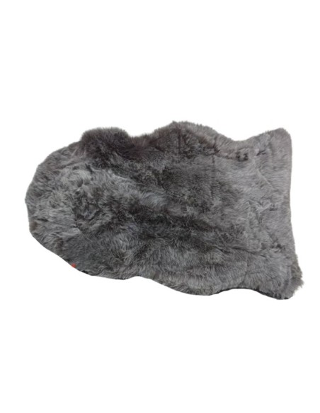 Alfombra Peluche Curva Marrón Oscuro 60cm x 90cm Cod.92237