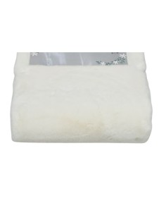 Alfombra Peluche Marfil 60cm x 40cm. Cod.92215