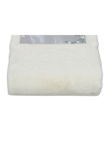 Alfombra Peluche Marfil 60cm x 40cm. Cod.92215