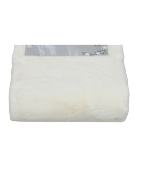 Alfombra Peluche Marfil 60cm x 40cm. Cod.92215