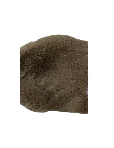 Alfombra Peluche Marrón 60cm x 40cm. Cod.92219