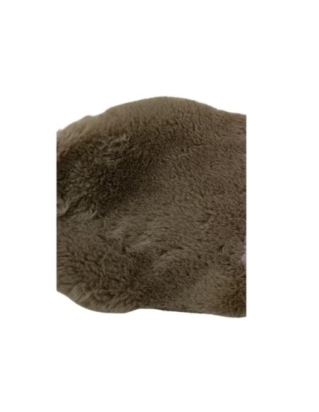 Alfombra Peluche Marrón 60cm x 40cm. Cod.92219