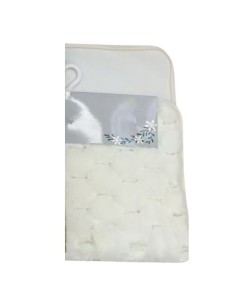 Alfombra Textura Cubos Marfil 80cm x 50cm. Cod.92202