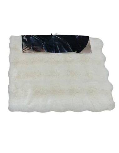 Alfombra Relieve Blanco 80cm x 50cm. Cod.92208