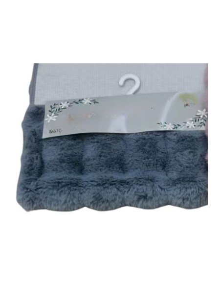 Alfombra Relieve Gris 80cm x 50cm. Cod.92206