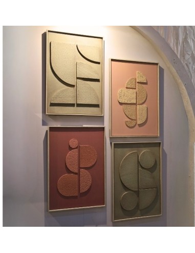 Cuadro Geo-Polyon Sand 70x50cm Cod.000005