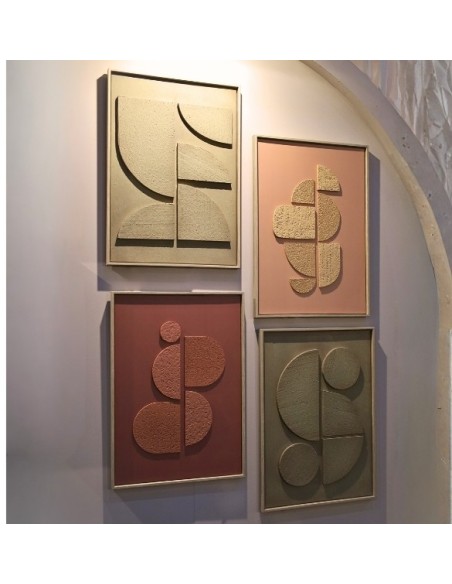 Cuadro Geo-Polyon Stone 70x50cm Cod.000006