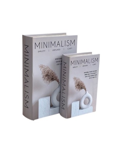 Libro Caja Minimalism Set x 2 cod. 623120