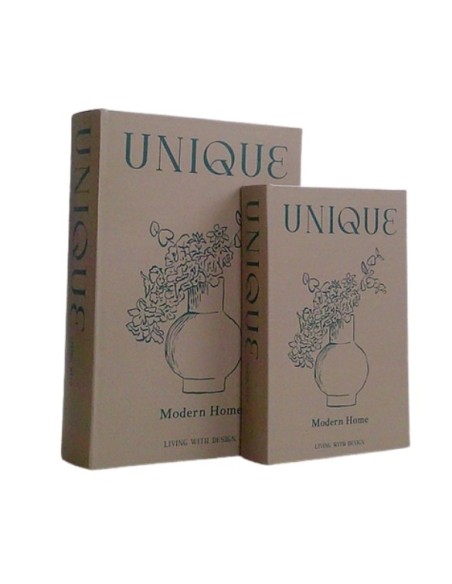 Libro Caja Unique Set x 2 cod. 623132