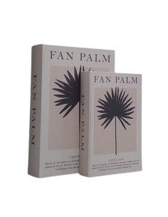 Libro Caja Fan Palm Set x 2 cod. 623126