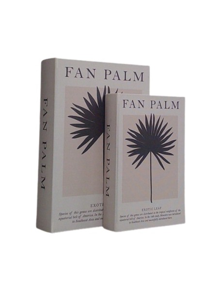 Libro Caja Fan Palm Set x 2 cod. 623126