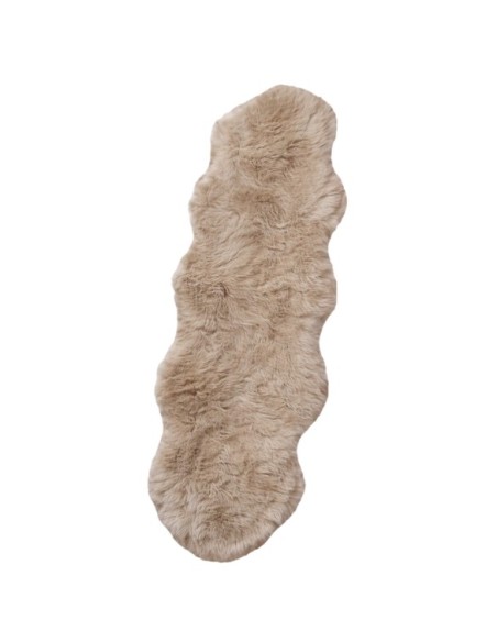 Alfombra Peluche Larga Marrón Claro 60cm x 180cm Cod.92239