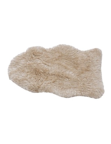 Alfombra Peluche Curva Marrón Claro 60cm x 90cm Cod.92236