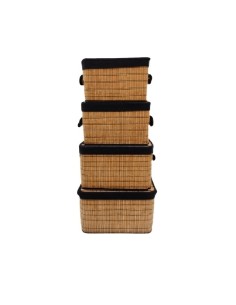 Canasto de Bamboo Set x 4 Cod.234736