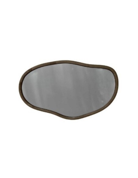 Espejo Marco madera natural lustrada 85x50 cm Cod.250106