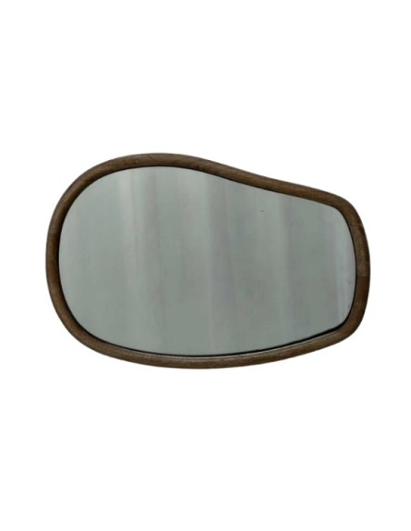 Espejo Marco madera natural lustrada 60x13.51 cm Cod.250102